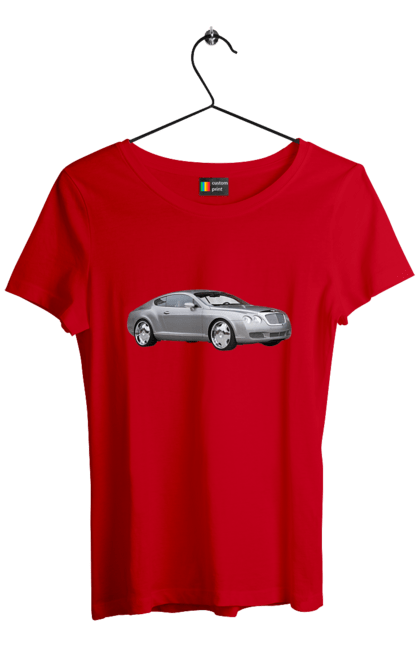 Women`s t-shirt with prints Auto. Auto, car, expensive car, gray car, stylish car. 2070702