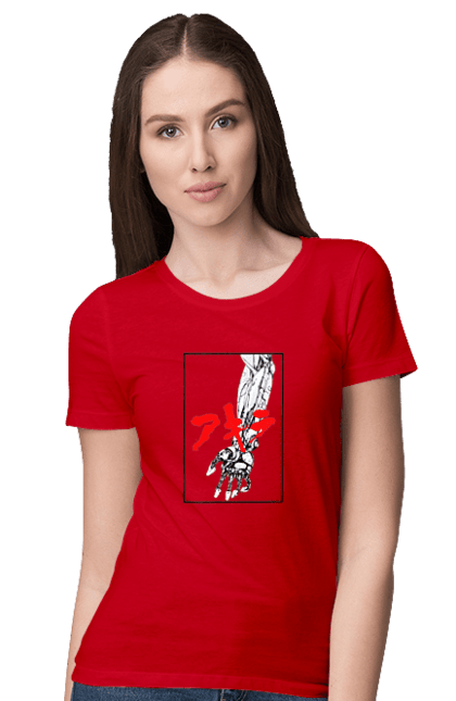 Women's t-shirt with prints Akira Tetsuo Shima. Akira, anime, cyberpunk, manga, tetsuo shima. 2070702