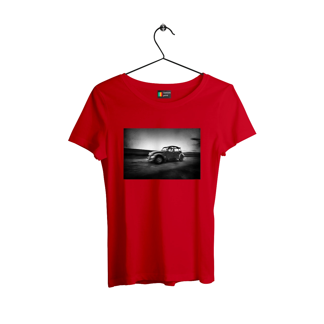 Retro car black and white