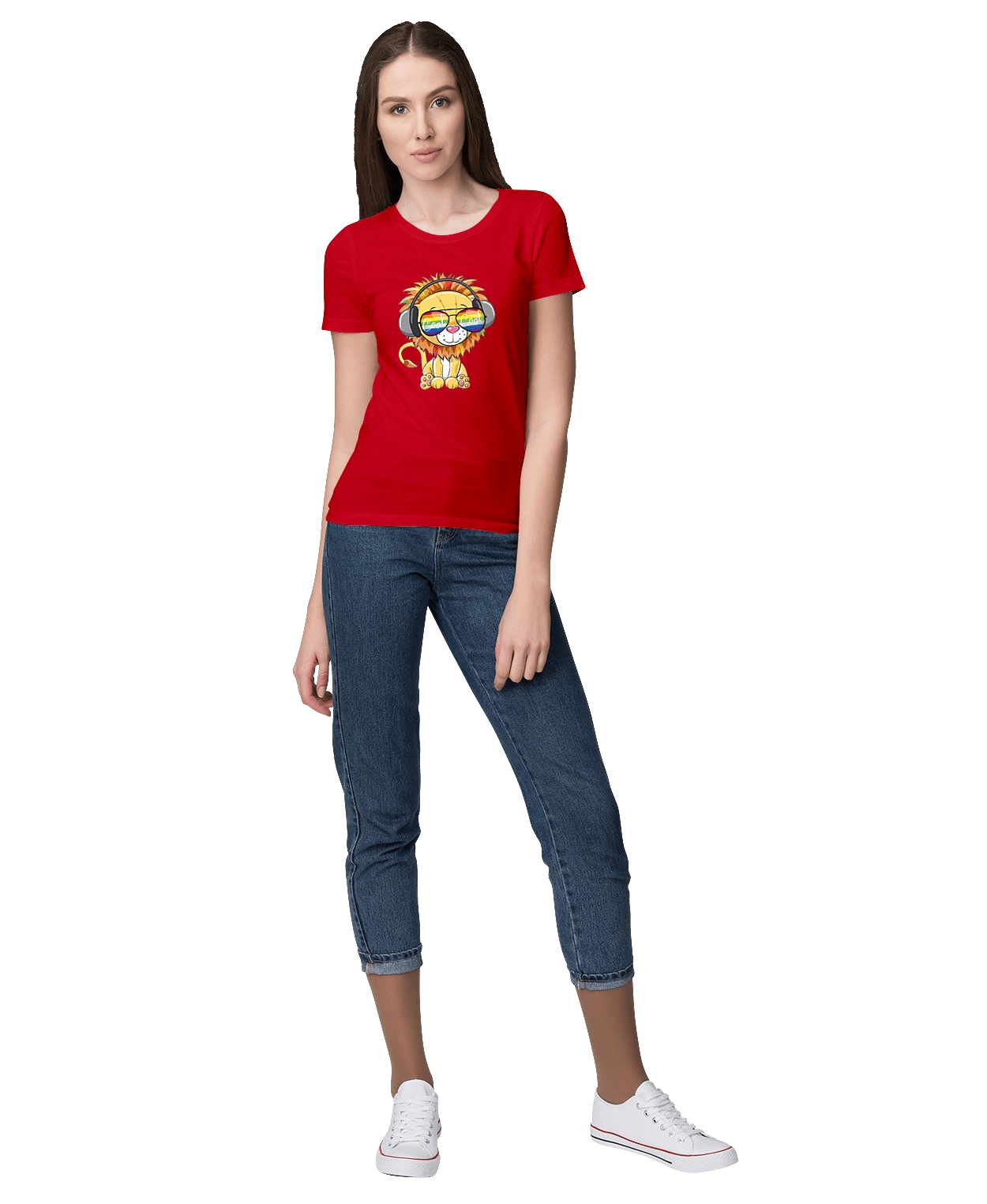 Lion In Glasses And Headphones