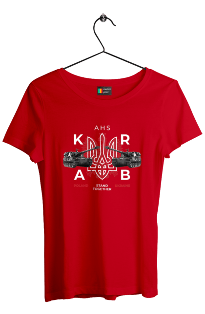 Women`s t-shirt with prints AHS KRAB. Ahs krab, crab, himars, weapon, zaluzhny. 2070702