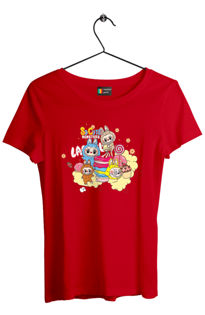 Футболка жіноча з принтом "Labubu". Labubu, weird cute, іграшки, лабубу. 2070702