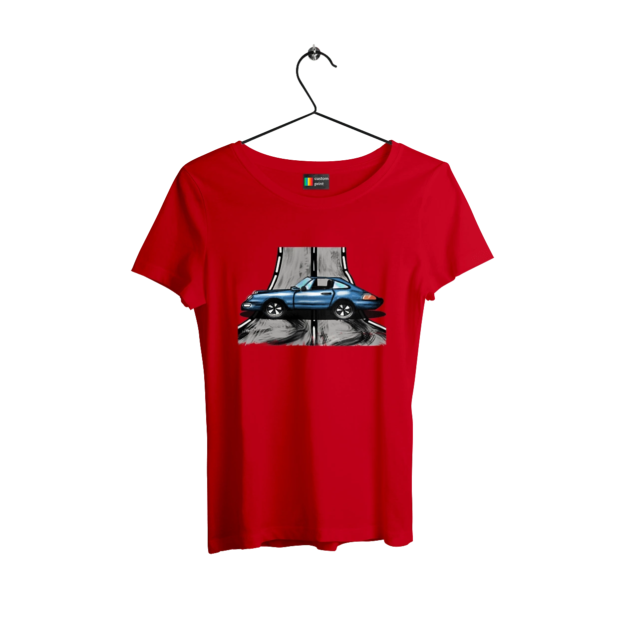 Sports Car On The Road