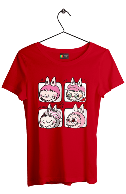 Футболка жіноча з принтом "Labubu". Labubu, weird cute, іграшки, лабубу. 2070702