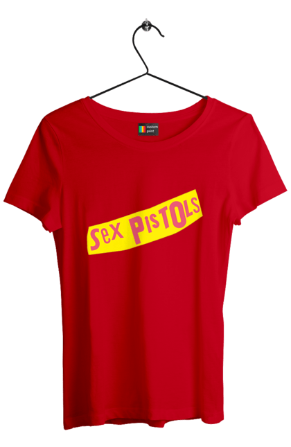 Women's t-shirt with prints Sex Pistols. Group, music, punk, punk revolution, punk rock, rock, sex pistols. 2070702