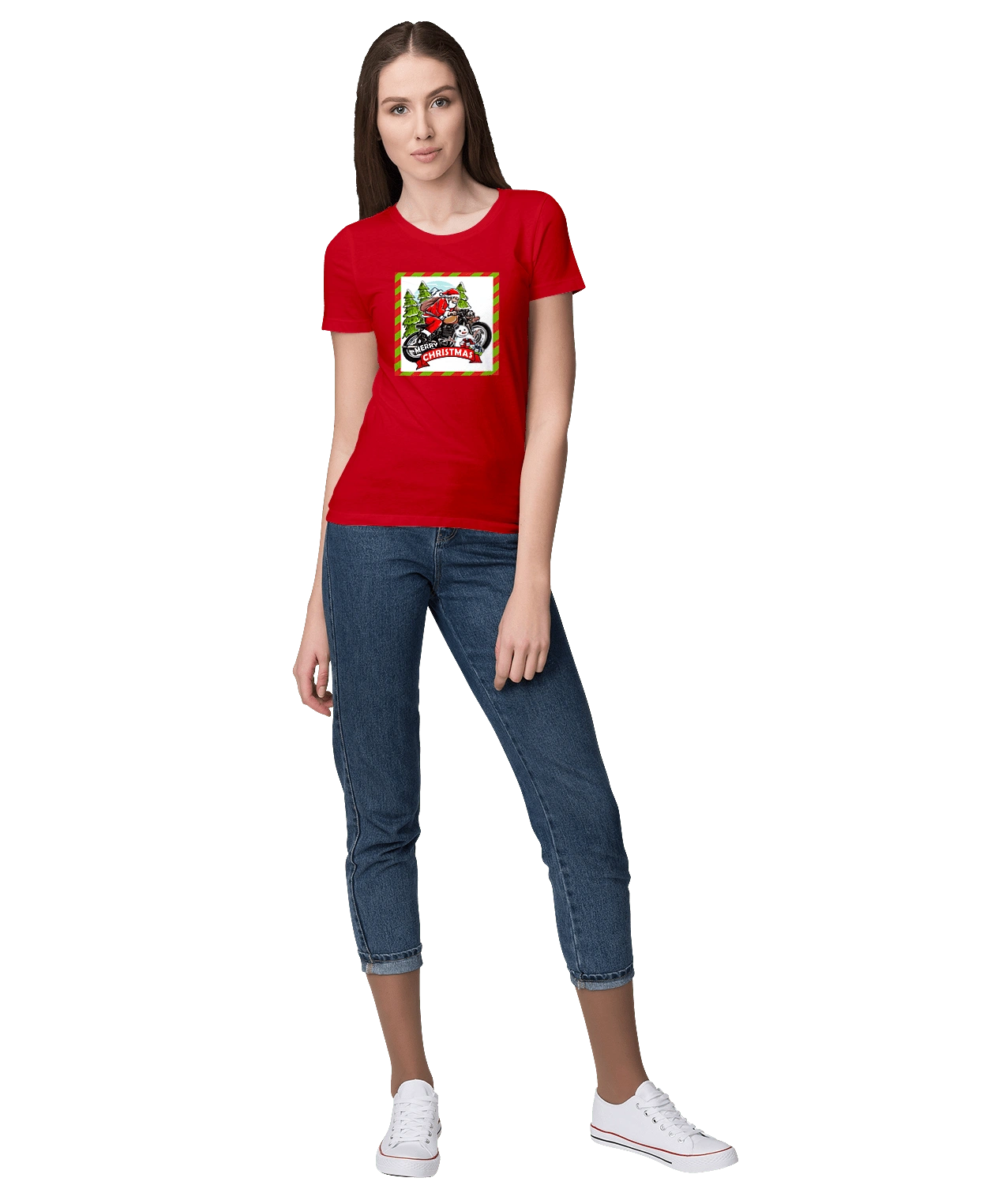 Санта на мотоцикле