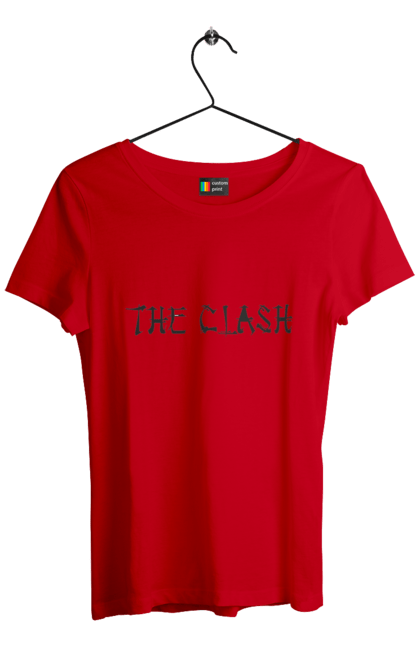 Women's t-shirt with prints The Clash. Clash, dub, group, music, punk, punk rock, reggae, rock, rock`n`roll. 2070702