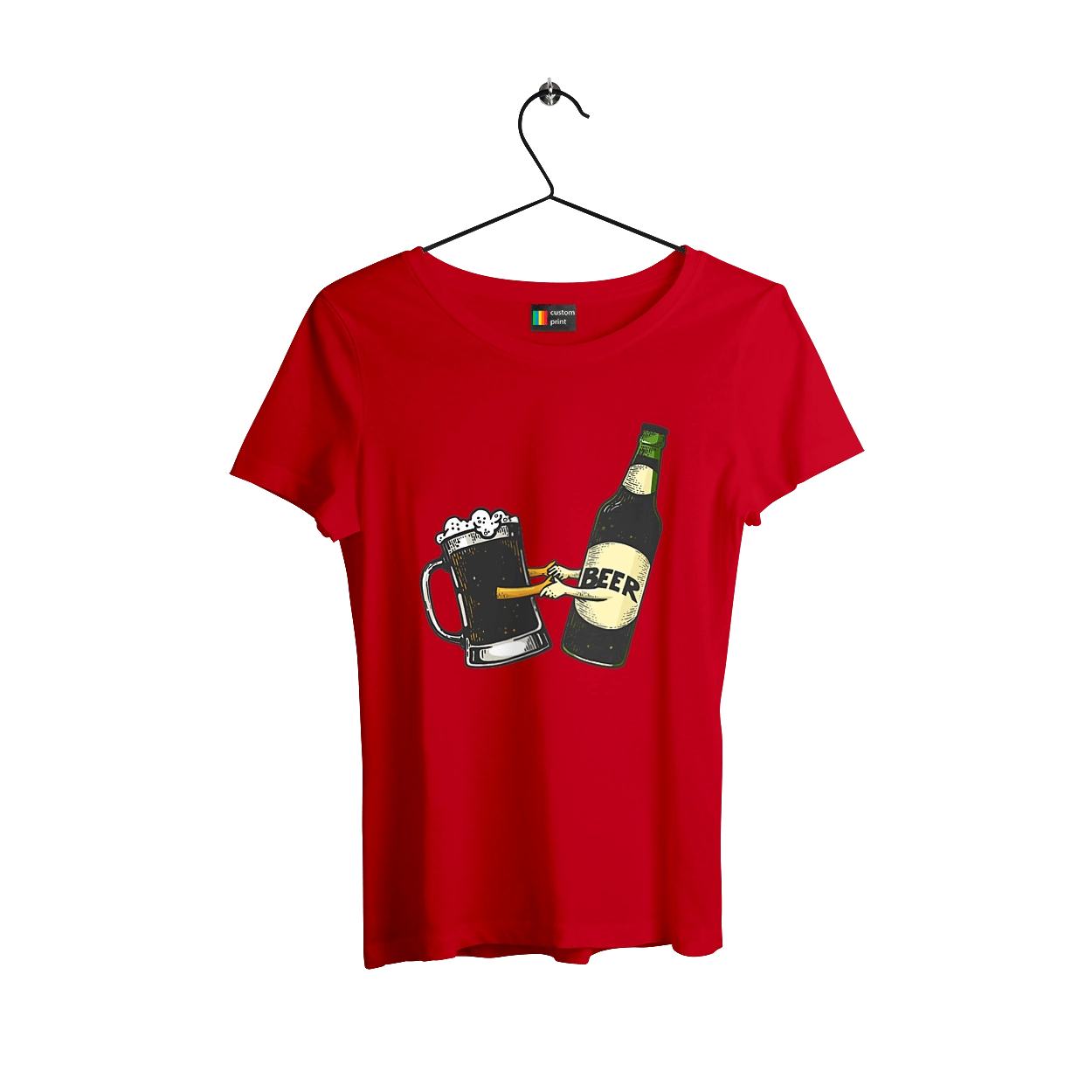 Бутылка Пива С Бокалом Пива