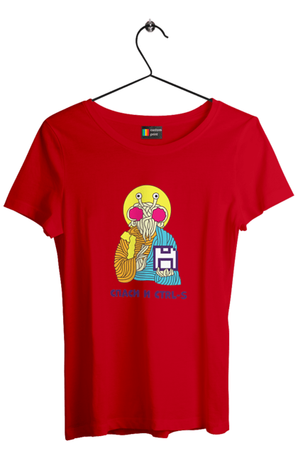 Футболка жіноча з принтом "Врятуй та ctrl+s". It, врятуй та ctrl+s, гумор, іржака, кек, лол, мем, прикол, програміст, радість, сміх. 2070702