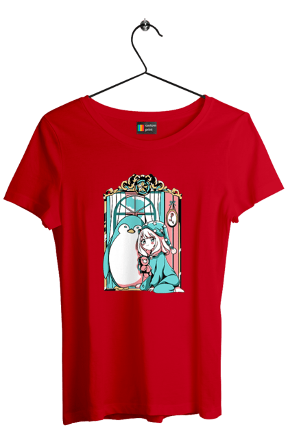 Women`s t-shirt with prints Spy x Family Anya. Anime, anya, loid, manga, spy x family, yor. 2070702