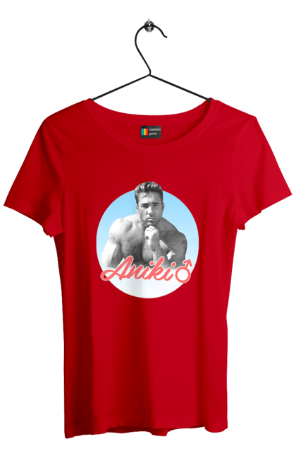 Футболка жіноча з принтом "Біллі Херрінгтон". Аніки, біллі, біллі херрінгтон, гачі, гачімучі, гумор, прикольна, херрінгтон. 2070702