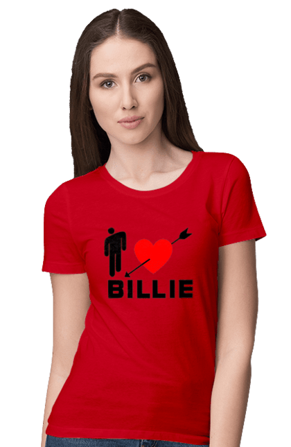 Women`s t-shirt with prints Billie Eilish. Billie eilish, billie eilish logo, billie eilish print, singer billie eilish. 2070702