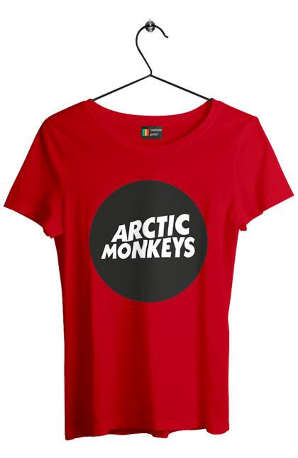 Футболка жіноча з принтом "Arctic Monkeys". Arctic monkeys, арктичні мавпи, гаражний рок, група, інді рок, музика, постпанк ривайвл, психоделічний рок, рок. 2070702