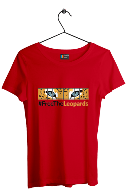 Футболка жіноча з принтом "Свободу леопардам". Freetheleopards, дайте танки, німці, свободу леопардам, танк, шольц. 2070702