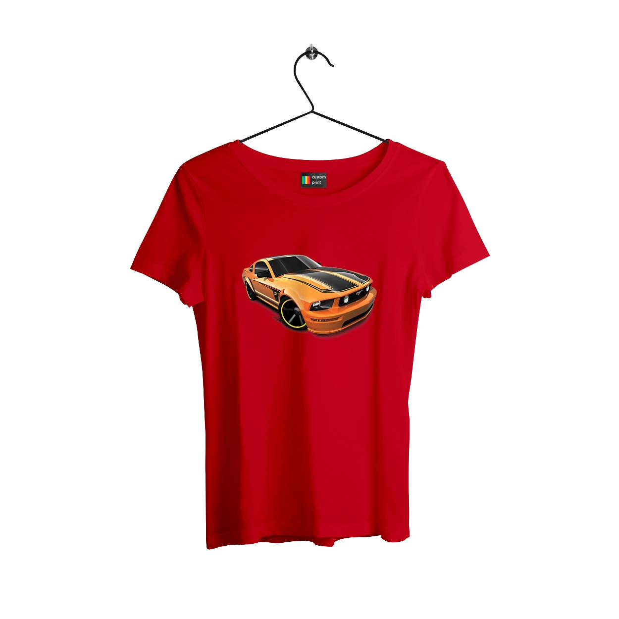 Оранжевая, скоростная машина