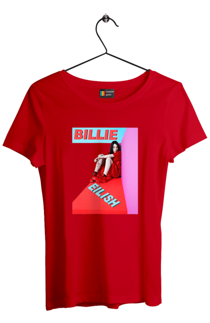Women`s t-shirt with prints Billie Eilish. Billie eilish, billie eilish logo, billie eilish print, singer billie eilish. 2070702