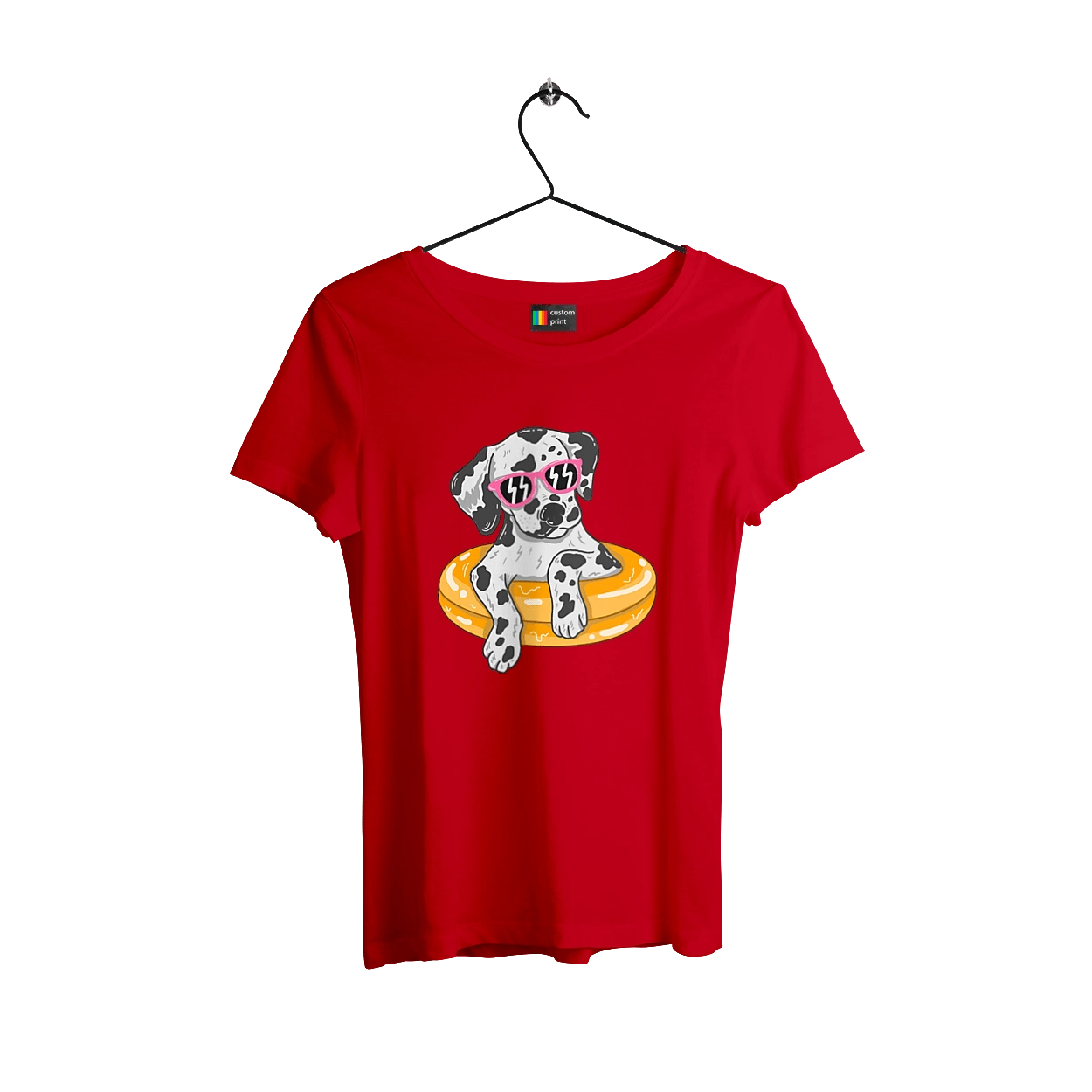 Далматинец Плавает В Кругу