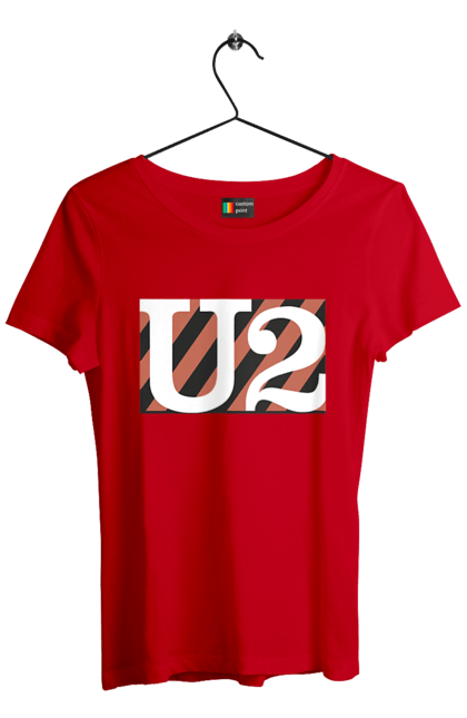 Women's t-shirt with prints Group U2. Alternative rock, dance rock, group, music, post-punk, rock, soft rock, tour. 2070702