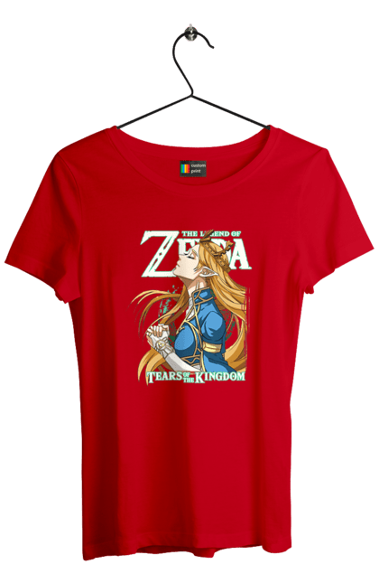 Women's t-shirt with prints The Legend of Zelda Princess Zelda. Legend of zelda, nintendo, princess, princess zelda, zelda. 2070702