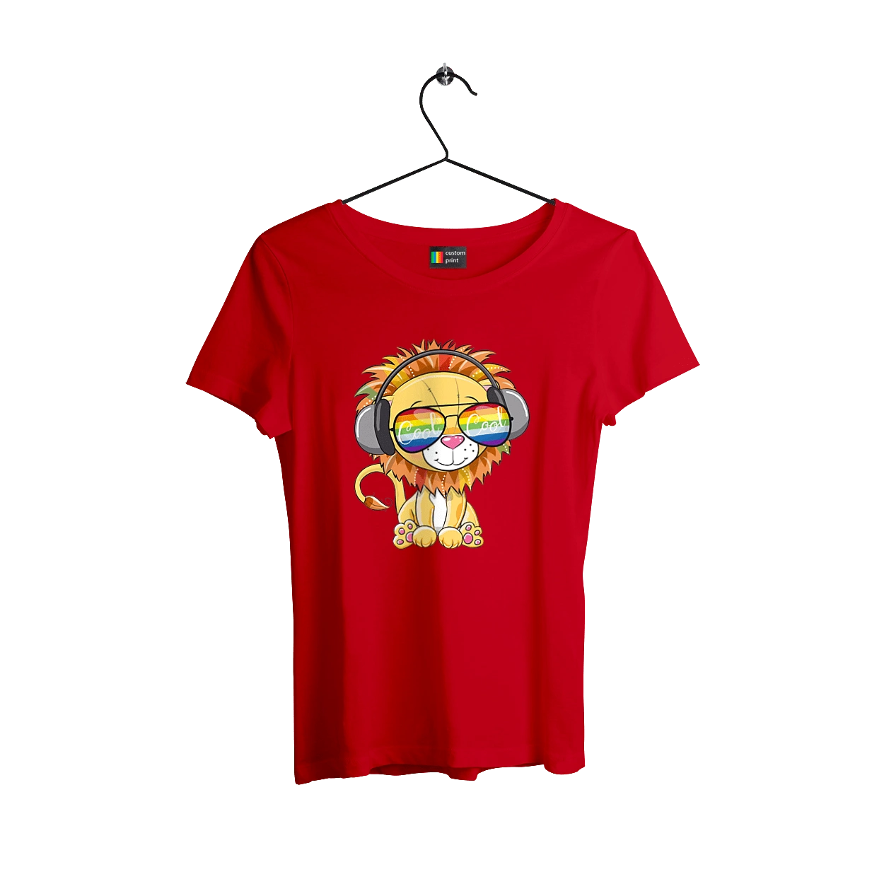 Lion In Glasses And Headphones