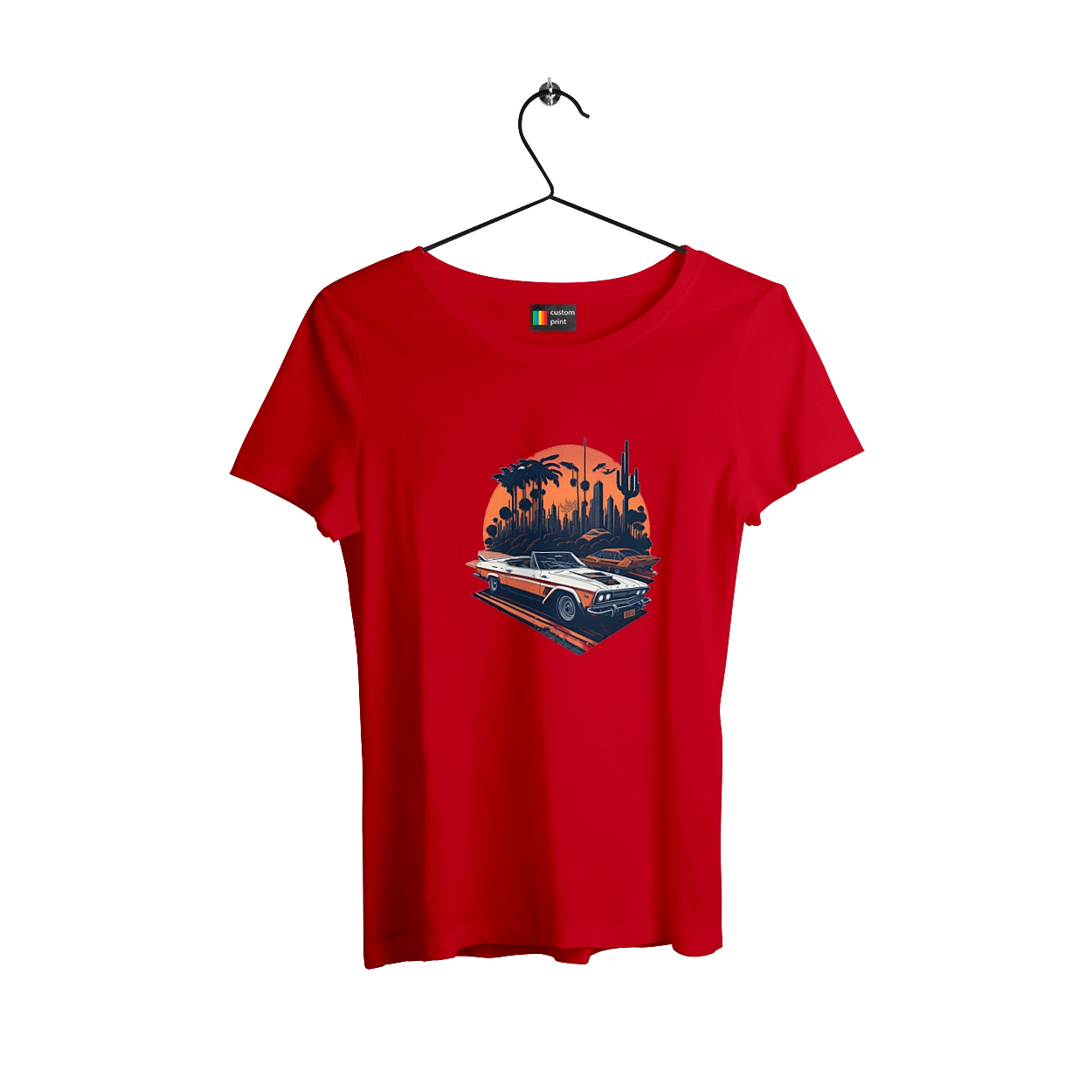 Красивая машина на закате