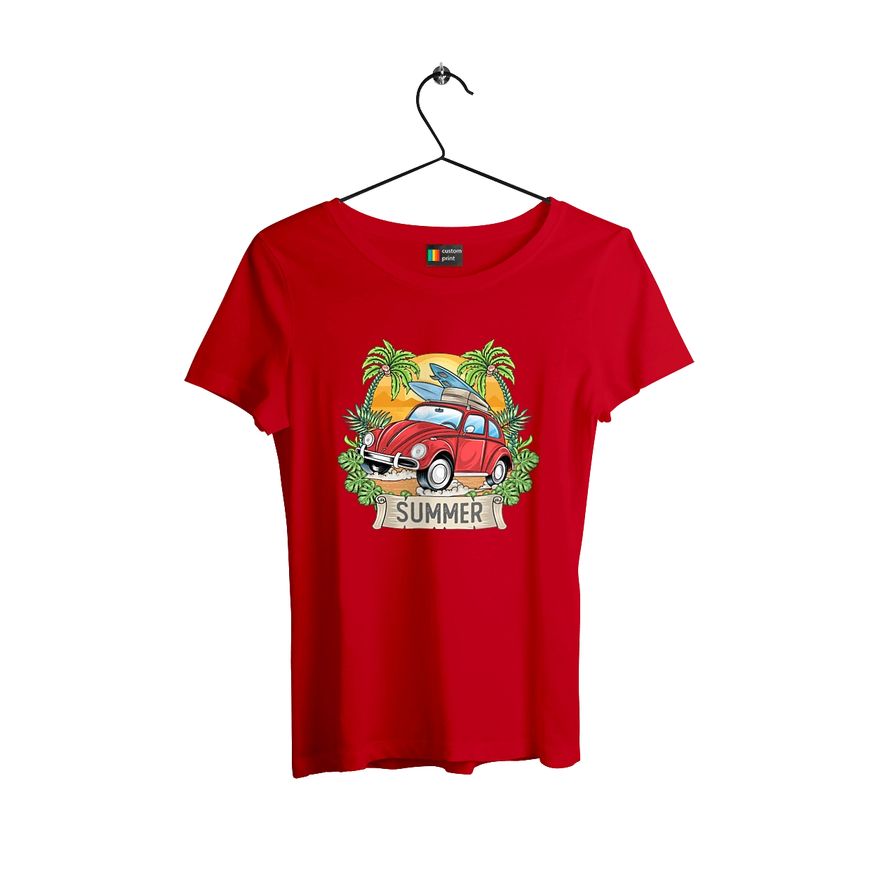 Summer, Car And Palm Trees