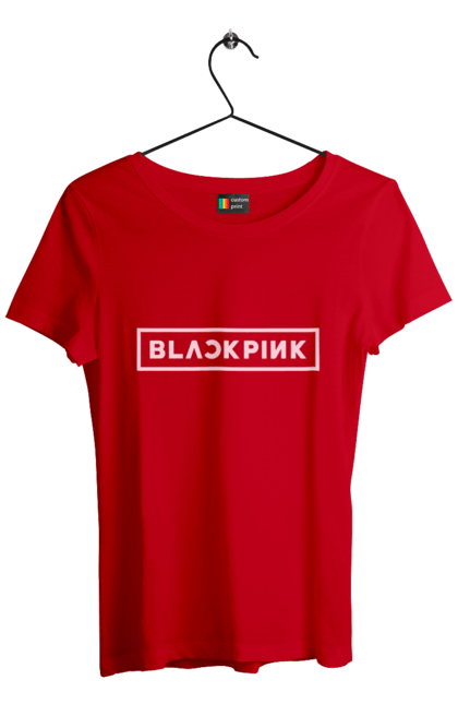 Футболка жіноча з принтом "Blackpink". Blackpink, k pop, yg entertainment, блекпінк, група, к-поп, музика, музичний гурт. 2070702