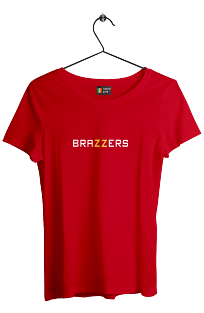 Women`s t-shirt with prints Brazzers. Brazzers, brothers, hub, porn, porn hub, pornhub. 2070702