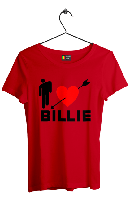Women`s t-shirt with prints Billie Eilish. Billie eilish, billie eilish logo, billie eilish print, singer billie eilish. 2070702