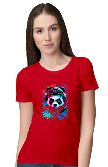 Панда в VR шолом