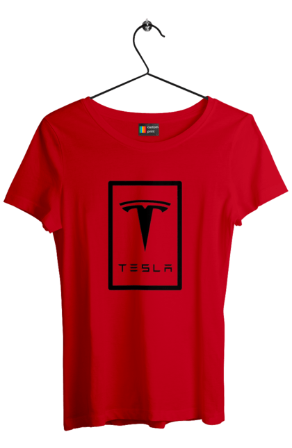 Футболка жіноча з принтом "Тесла". Tesla, илон маск, тесла. futbolka.stylus.ua