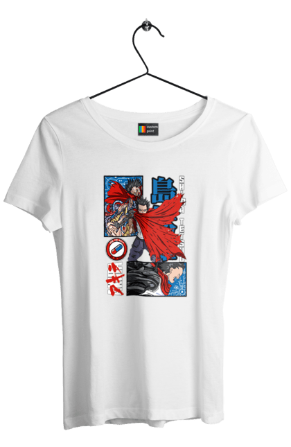 Women's t-shirt with prints Akira Tetsuo Shima. Akira, anime, cyberpunk, manga, tetsuo shima. 2070702