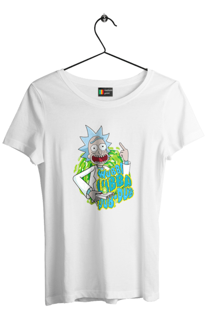 Футболка жіноча з принтом "Рік та Морті". Rick and morty, мультфільм, наукова фантастика, пригоди, рік, рік і морті, трагікомедія, чорний гумор. 2070702