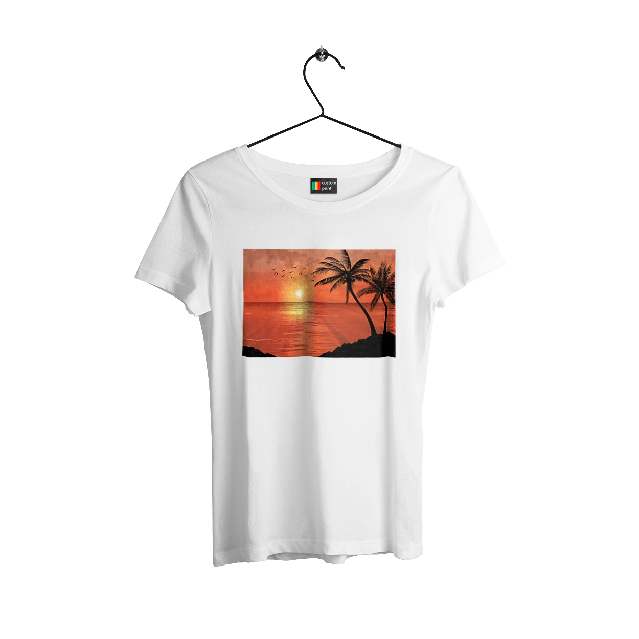 Закат Пальмы Море