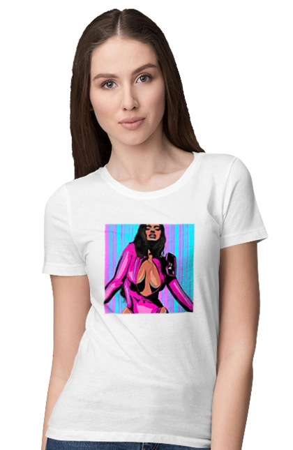 Girl With Deep Neckline