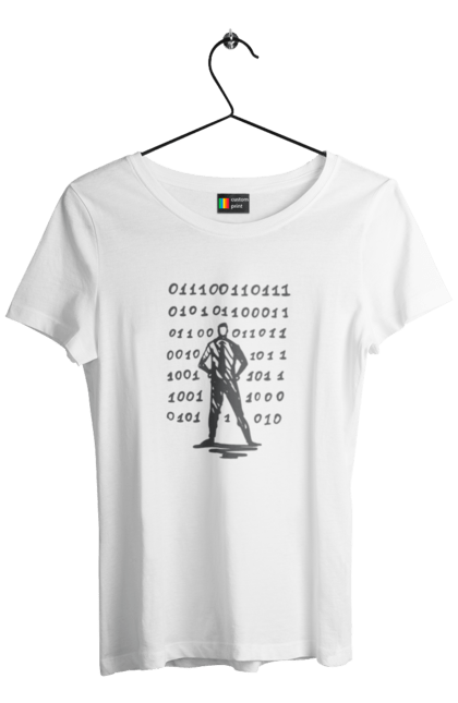 Футболка жіноча з принтом "Програміст". Angular, c, css, html, it, javascript, jquery, php, python, react, svelt, vue, айтишник, айті, гумор, код, кодувати, прогер, програміст, програмісти, ти ж, ти ж програміст, тиж програміст. 2070702