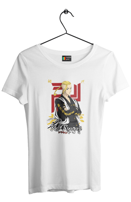 Women's t-shirt with prints Tokyo Revengers Draken. Anime, draken, ken ryuguji, ken-chin, manga, serial, tokyo manji gang, tokyo revengers. 2070702