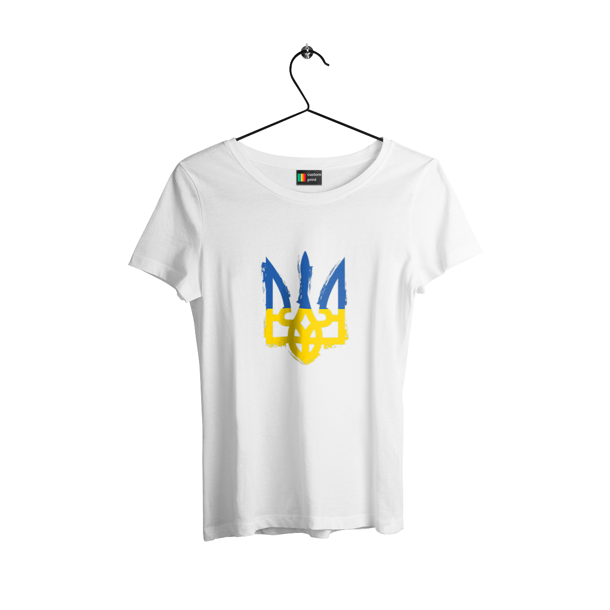 Український тризуб. Жовто блакитний символ України