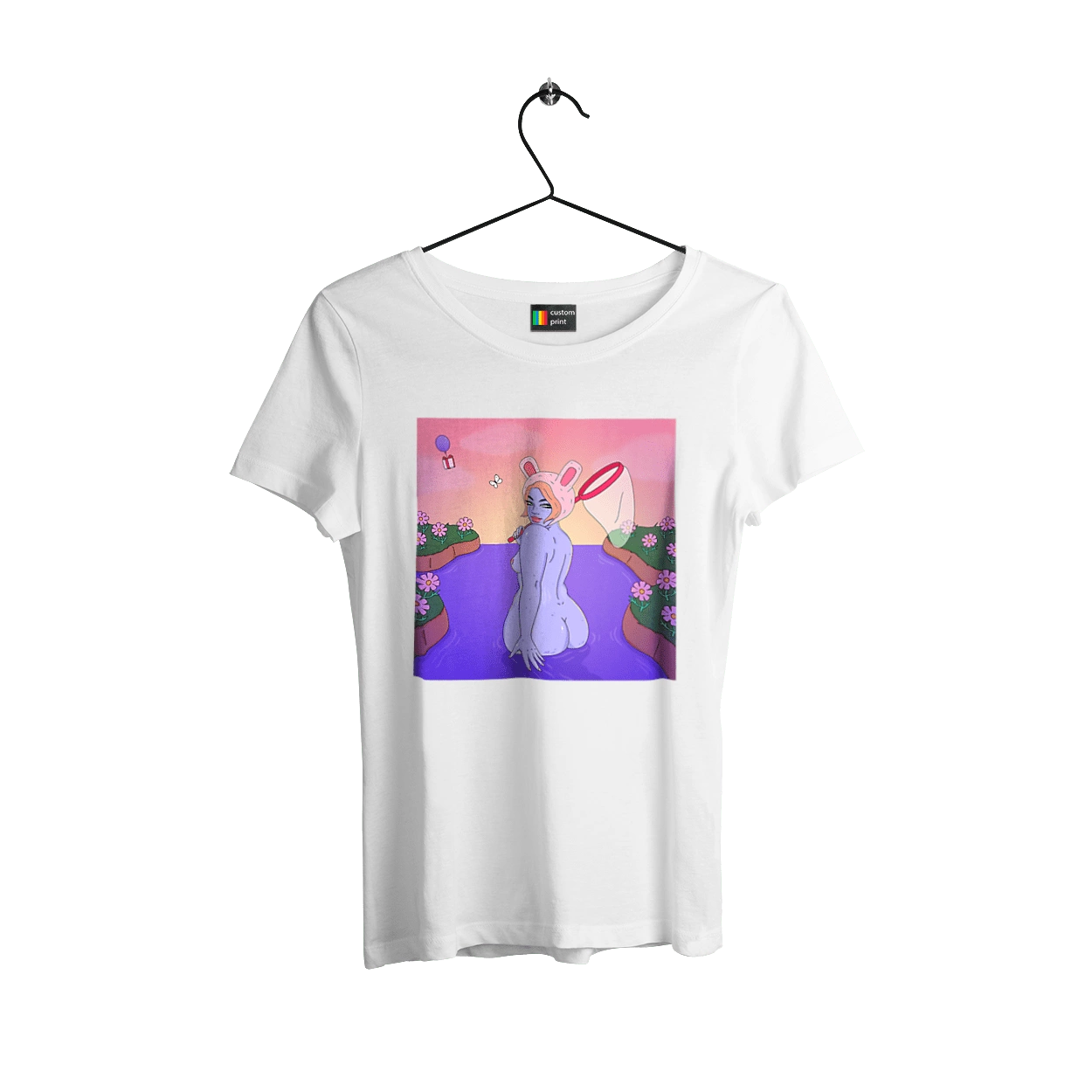 Purple Girl On The Hunt