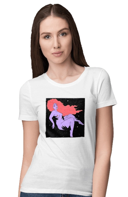 Purple Girl In Black Dire