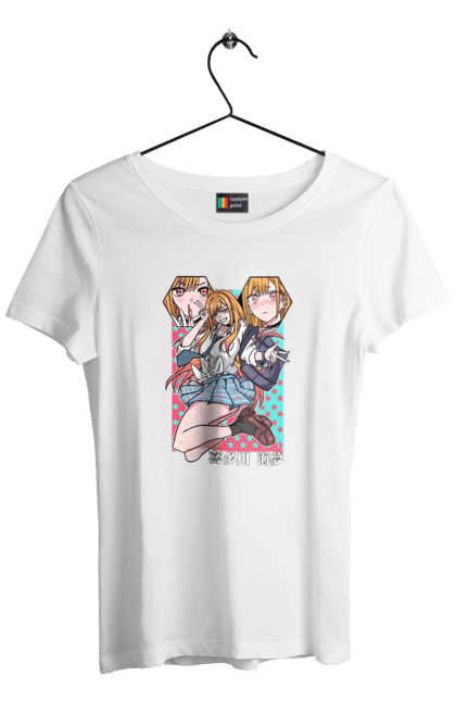 Women's t-shirt with prints My Dress Up Darling. Anime, gyaru, manga, marin kitagawa, marine, my dress-up darling, porcelain doll. 2070702