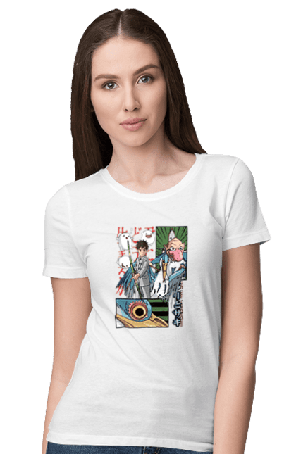 Women's t-shirt with prints The Boy and the Heron. Boy and bird, cartoon, ghibli, japan, miyazaki, studio ghibli. 2070702