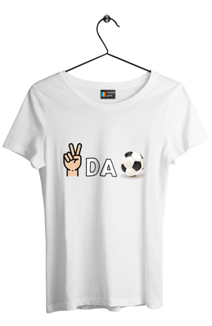 Футболка жіноча з принтом "Ребус піс да бол". Гумор, мем, писдабол, прикольна, ребус, смішна. 2070702