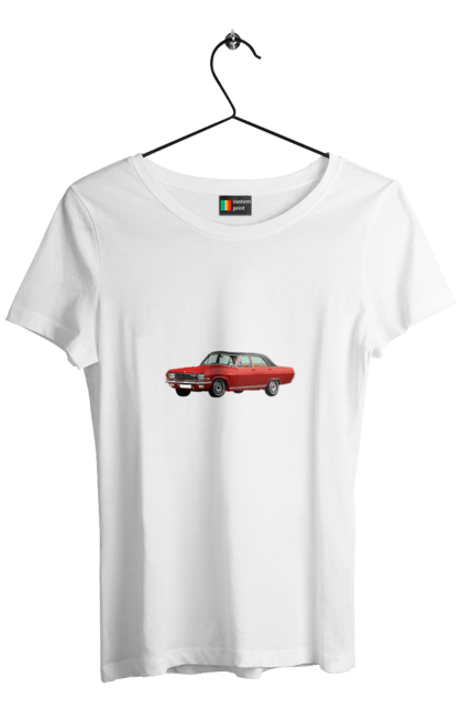Women`s t-shirt with prints Auto.3. Auto, old car, photo, professional photo. 2070702