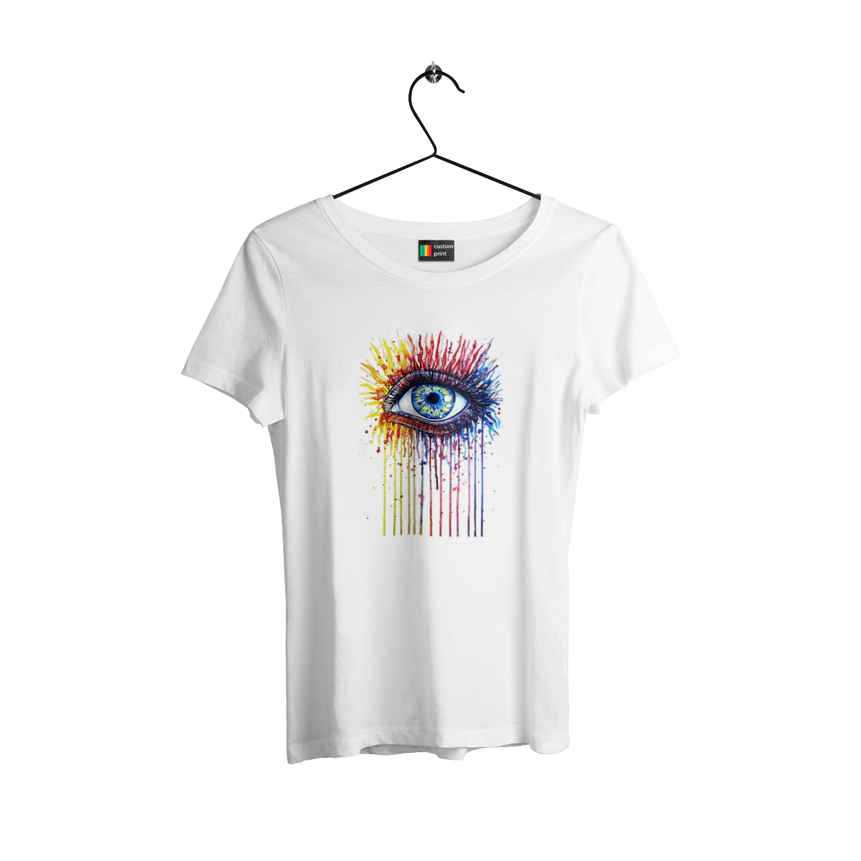 Colorful Flowing Eye