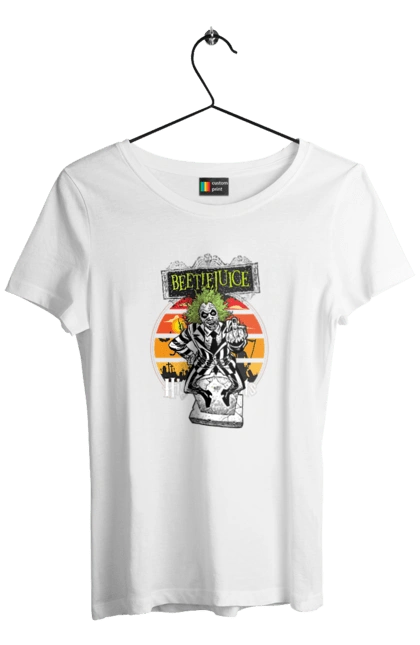 Women`s t-shirt with prints Beetlejuice. Beetlejuice, comedy, ghost, horror, movie, tim burton, warner bros. 2070702