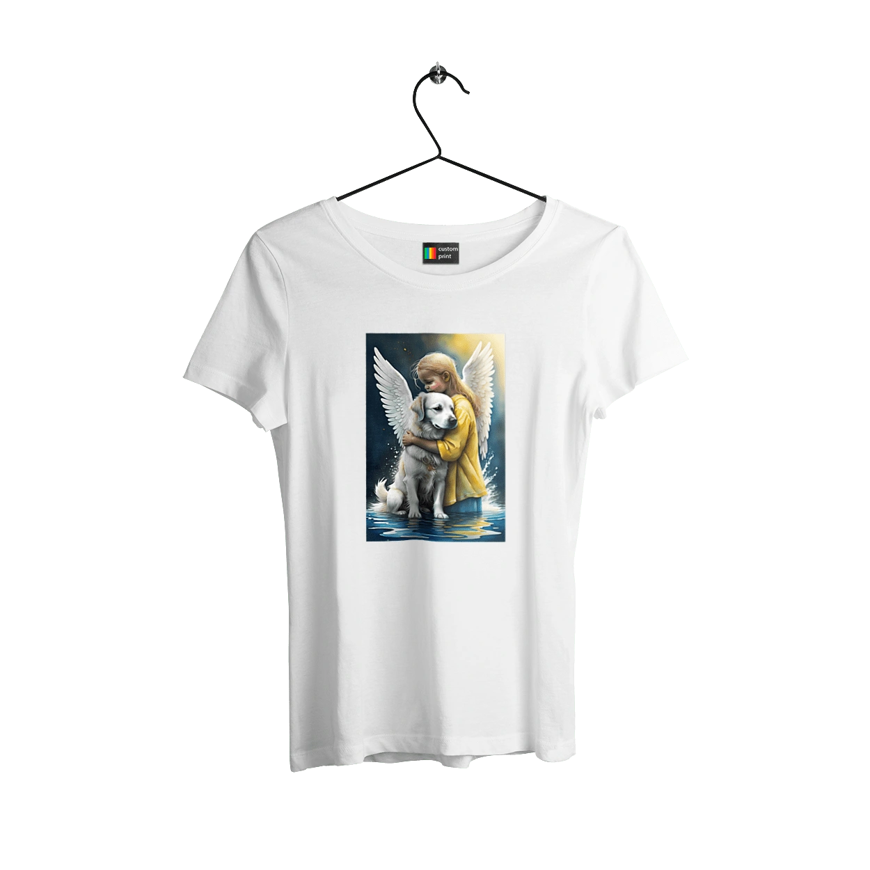 Дівчинка та собака ангел [память загиблим тваринам]