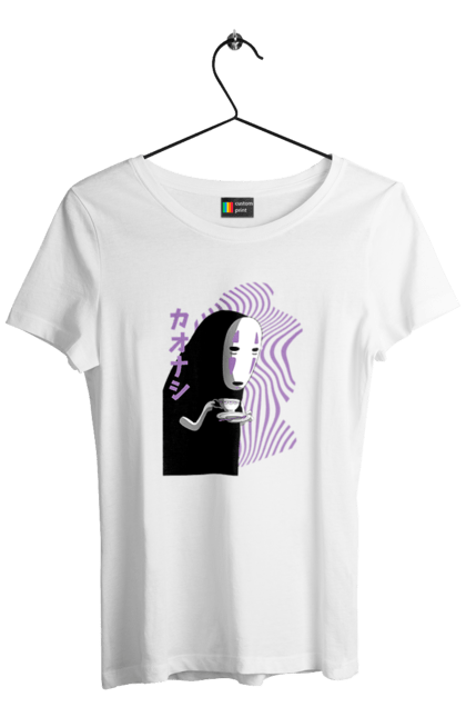 Women's t-shirt with prints Spirited Away Kaonashi. Faceless, kaonashi, spirited away. 2070702