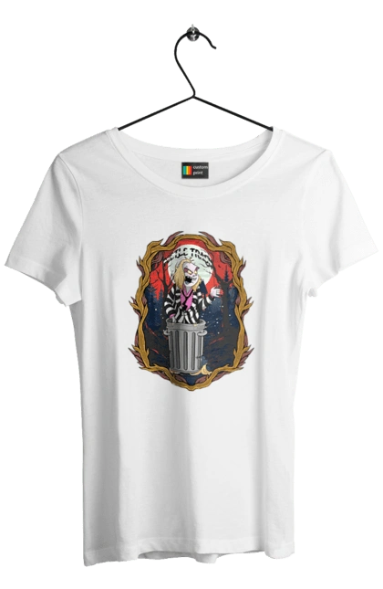 Women`s t-shirt with prints Beetlejuice. Beetlejuice, comedy, ghost, horror, movie, tim burton, warner bros. 2070702