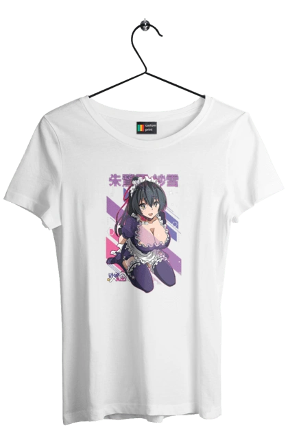 Women`s t-shirt with prints Hensuki Sayuki Tokihara. Anime, comedy, harem, hensuki, romance, sayuki, sayuki tokihara, school. 2070702